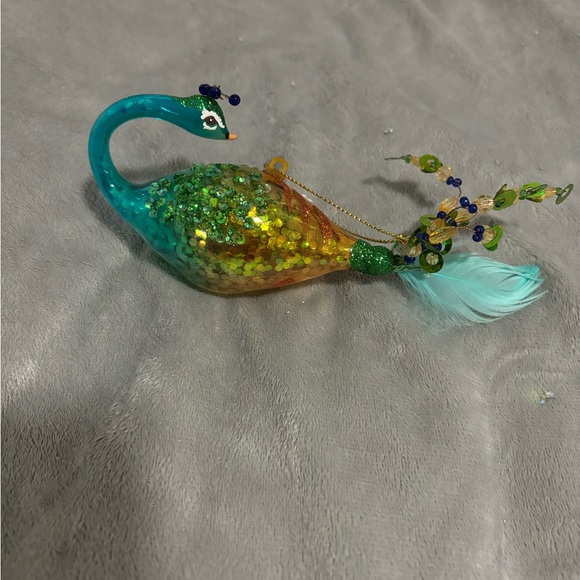 Lot of turquoise Christmas ornaments - Picture 10 of 12